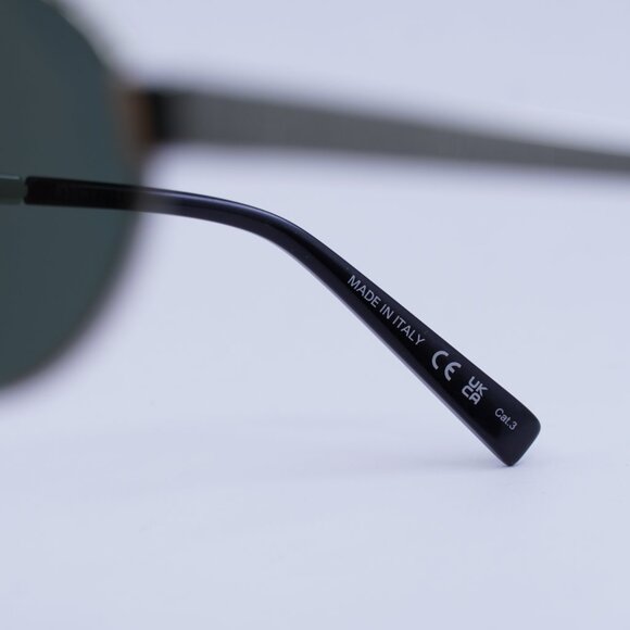 ?️ New Saint Laurent SL692 002 Sunglasses - Shiny Silver Frame, Grey Lenses